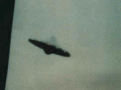 Disco voador fotografador em Puebla, México, em 8 de dezembro de 1992